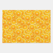 Roze Grapefruit Sinaasappel en Limoen Slices Inpakpapier Vel (Voorkant 3)