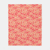 Roze grapefruitmoes fleece deken (Voorkant)