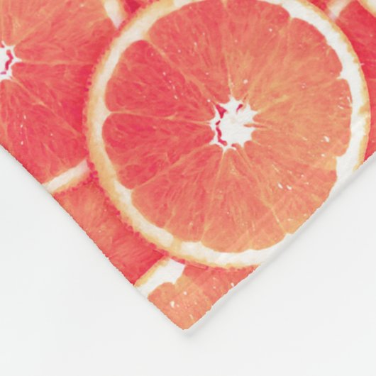 Roze grapefruitmoes fleece deken (Hoek)