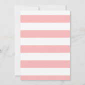 Roze gray Seashells Beach Weddenschap Kaart (Achterkant)