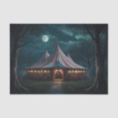 Roze griezelig carnaval decoupage papier (Voorkant)