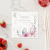 Roze Grijs Bloemen met Duif Christelijk Bijbel Bru