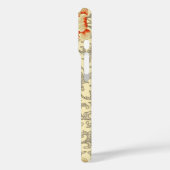  Roze Grijs Botanische Bloemen Case-Mate iPhone Case (Achterkant / Links)