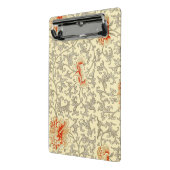  Roze Grijs Botanische Bloemen Mini Klembord (Angled2)