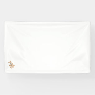 roze, grijs bruine illustratie Vinylbanner Spandoek