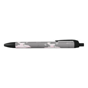 Roze & Grijs Couture Ballerina Meisjes Whimsisch S Zwarte Inkt Pen
