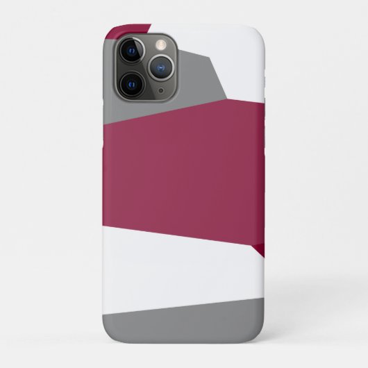 Roze grijs en wit Abstract Case-Mate iPhone Case (Achterkant)