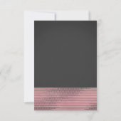 Roze & Grijs Moderne Glam Sequins Chic Tafelnummer (Achterkant)