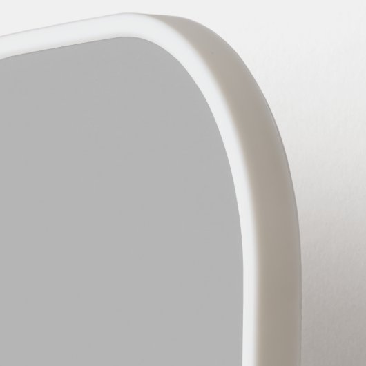 Roze grijs monogram bloem letter C Pickleball Paddle (Links Detail)