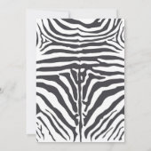 Roze grijs Oerwoud Safari eerste verjaardag voor m Kaart (Achterkant)