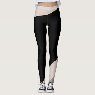 Roze/Grijs/Zwarte Yoga Broek Leggings