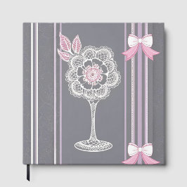 Roze & Grijze AI kunst Gastenboek