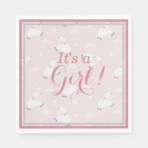 Roze grijze Baby - Het is een meisje!