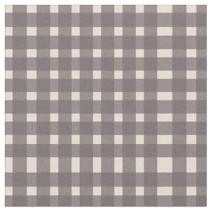 Roze grijze Gingham Pattern Stof