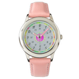 Roze grijze harten bekijken horloge