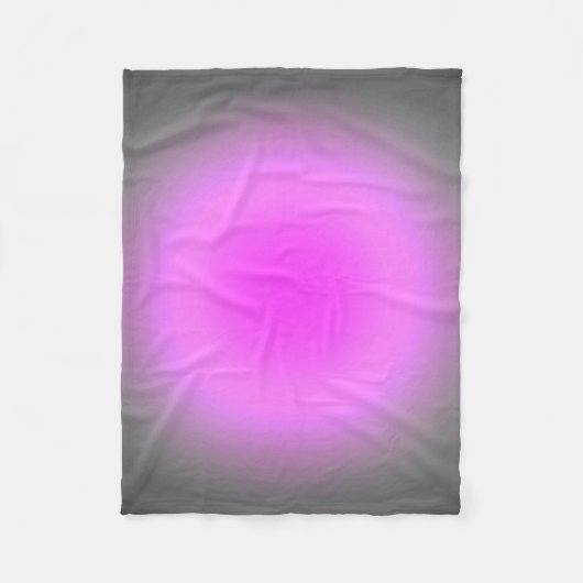 Roze & Grijze Nadruk Fleece Deken (Voorkant)