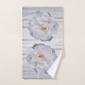Roze grijze roos bad handdoek (Handdoek)