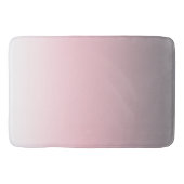 Roze grijze witte ombre badmat (Voorkant)