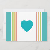 Roze groeiend met 4 feet moderne adoptie nieuwe ba aankondiging (Achterkant)