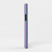 Roze Groen Paarse iPhone / iPad hoesje (Achterkant/rechts)