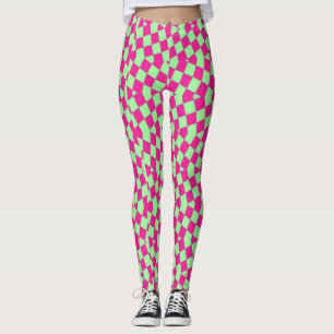 Roze & groen "Ratti_Creative_Arts" Leggings