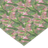 Roze groen tropisch Oerwoud botanisch Tafelkleed (Gekanteld)