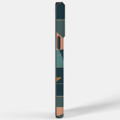 roze groen vierkant Case-Mate iPhone case (Achterkant / Rechts)
