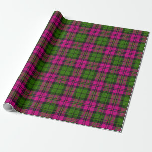Roze Groene Blackwatch Campbell Tartan Plaid Cadeaupapier