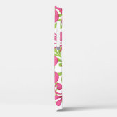 Roze Groene Bloemen Aangepaste Naam iPod Touch Cas Case-Mate iPhone Case (Achterkant / Links)