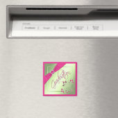 Roze, Groene en Gele Magnet van het Afstuderen Magneet (Insitu (Vaatwasser))