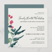 ROZE GROENE FAUNA EUCALYPTUS KRANS WORKSHOP EVENEM KAART (Voorkant / Achterkant)