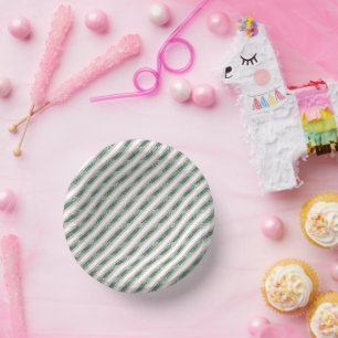 Roze groene glitters strepen Kerstmis   Papieren Kommen