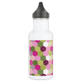  roze groene multiculturele patchwork Quilt Design Waterfles (Links)