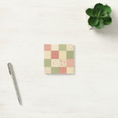 Roze Groene Patchwork Dekbed Landelijke Boerderij  Post-it® Notes (Kantoor)