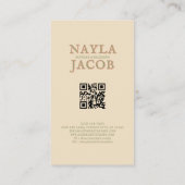 Roze Groene Patchwork Quilt Rustieke Boerderij Blo Visitekaartje (Achterkant)