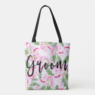 Roze Groene Tropische Oase Botanische HERR / HR. Draagtas