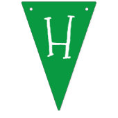 Roze Groene Watermeloen Slice Verjaardagsfeestje P Vlaggetjes (Tweede vlag)