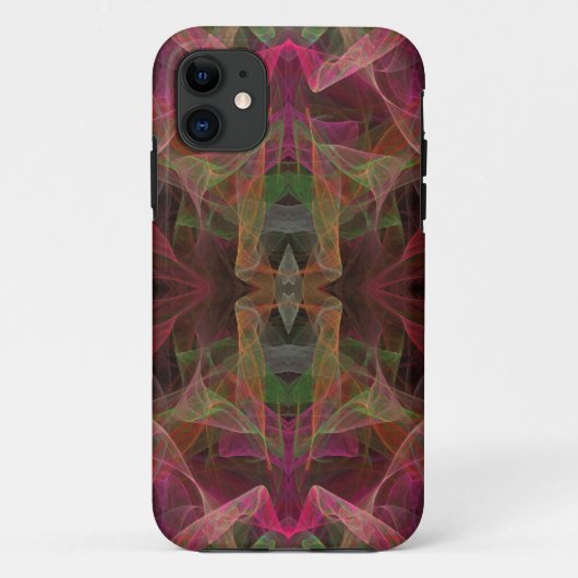 Roze, Groene & Zwarte iPhone 5 Aangepaste Hoesje-M Case-Mate iPhone Case (Achterkant)