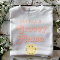 Roze Groovy Mama Retro Verjaardag