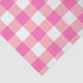 Roze Grote Gingham geruite cheques Tissuepapier (Detail)