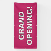 Roze Grote Opening! Banner (Verticaal)