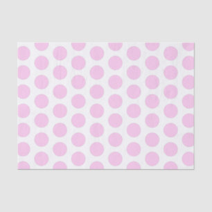 Roze Grote Polka Dot Tissuepapier