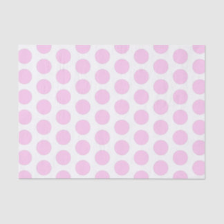 Roze Grote Polka Dot Tissuepapier