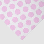 Roze Grote Polka Dot Tissuepapier (Detail)