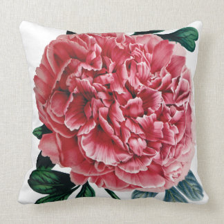 Roze grote pony-bloemkussen kussen