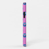 Roze Grover Face Pattern Case-Mate iPhone Case (Achterkant/rechts)