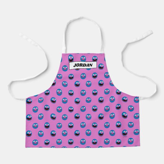 Roze Grover Face Pattern Schort (Voorkant)