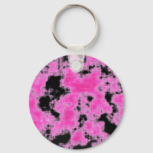 Roze grunge sleutelhanger