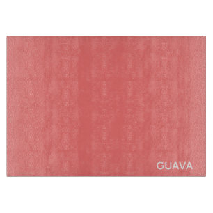 Roze guave-kleurnaam snijplank