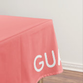 Roze guave-kleurnaam tafelkleed (Voorbeeld)